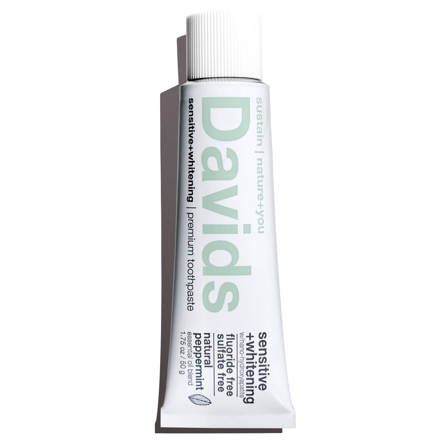 Davids Travel Size Sensitive Whitening Premium Toothpaste