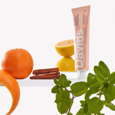 Davids Full Size Premium Toothpaste / Herbal Citrus Peppermint