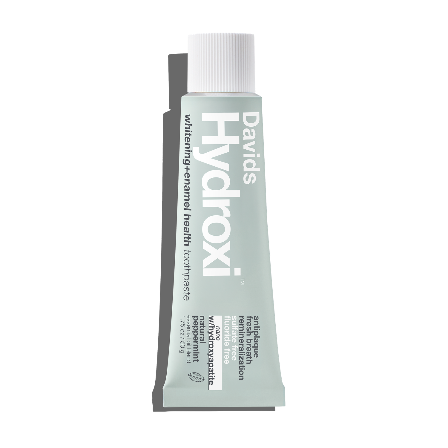 Davids Travel Size Hydroxi™ Whitening Premium Toothpaste / Peppermint