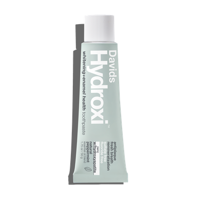 Davids Travel Size Hydroxi™ Whitening Premium Toothpaste / Peppermint
