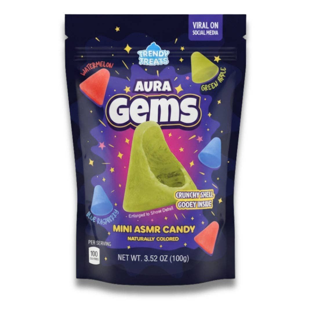 Aura Gems Crunchy Outside Gooey Inside Crystal Candy
