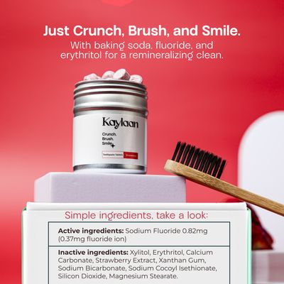 Toothpaste Tablets with Fluoride (by oz) / Strawberry