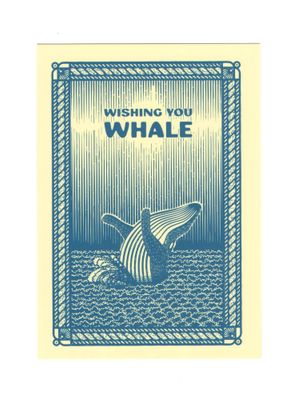 "Wishing You Whale" Postcard