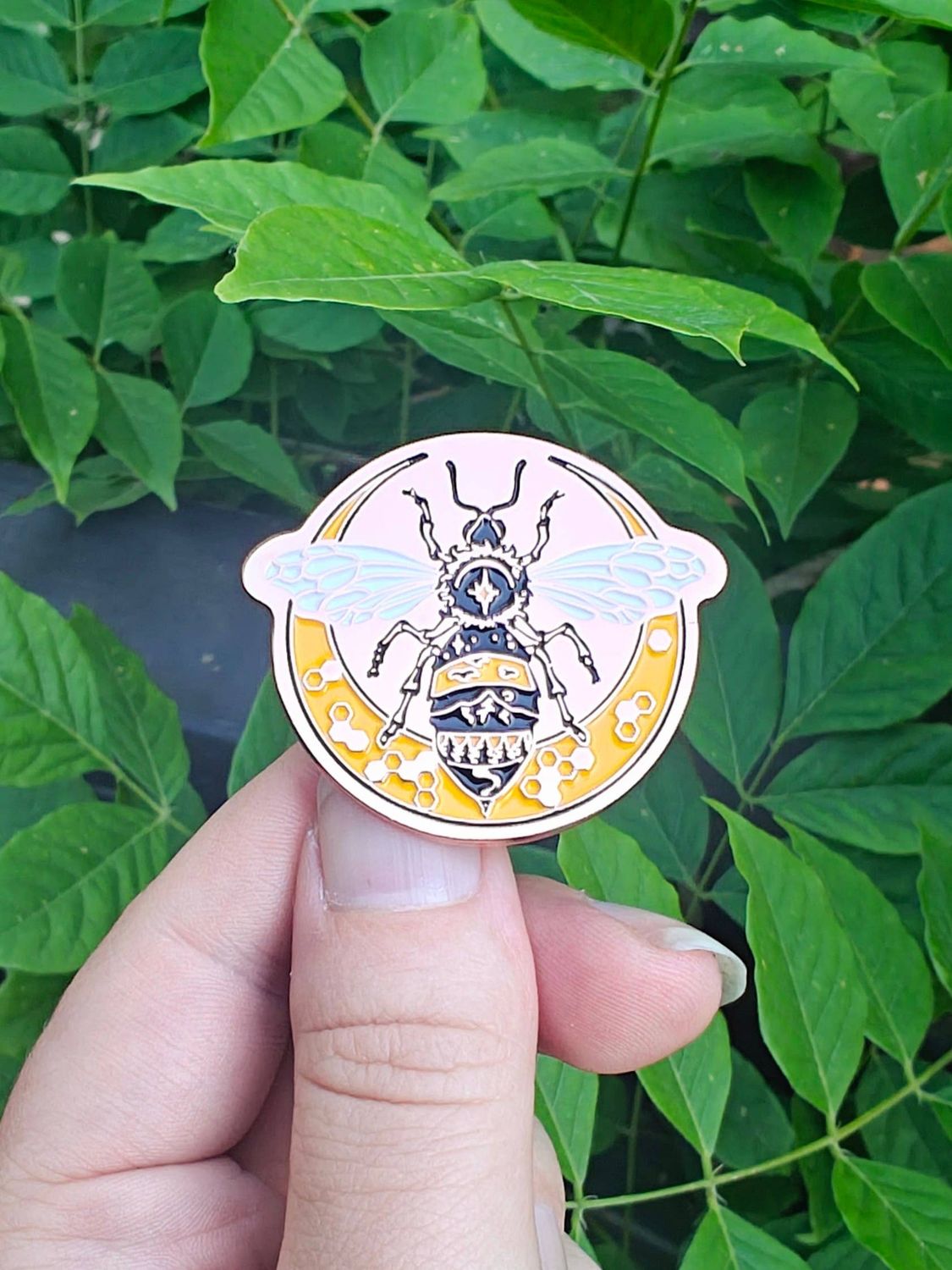 Blessed Bee Enamel Pin