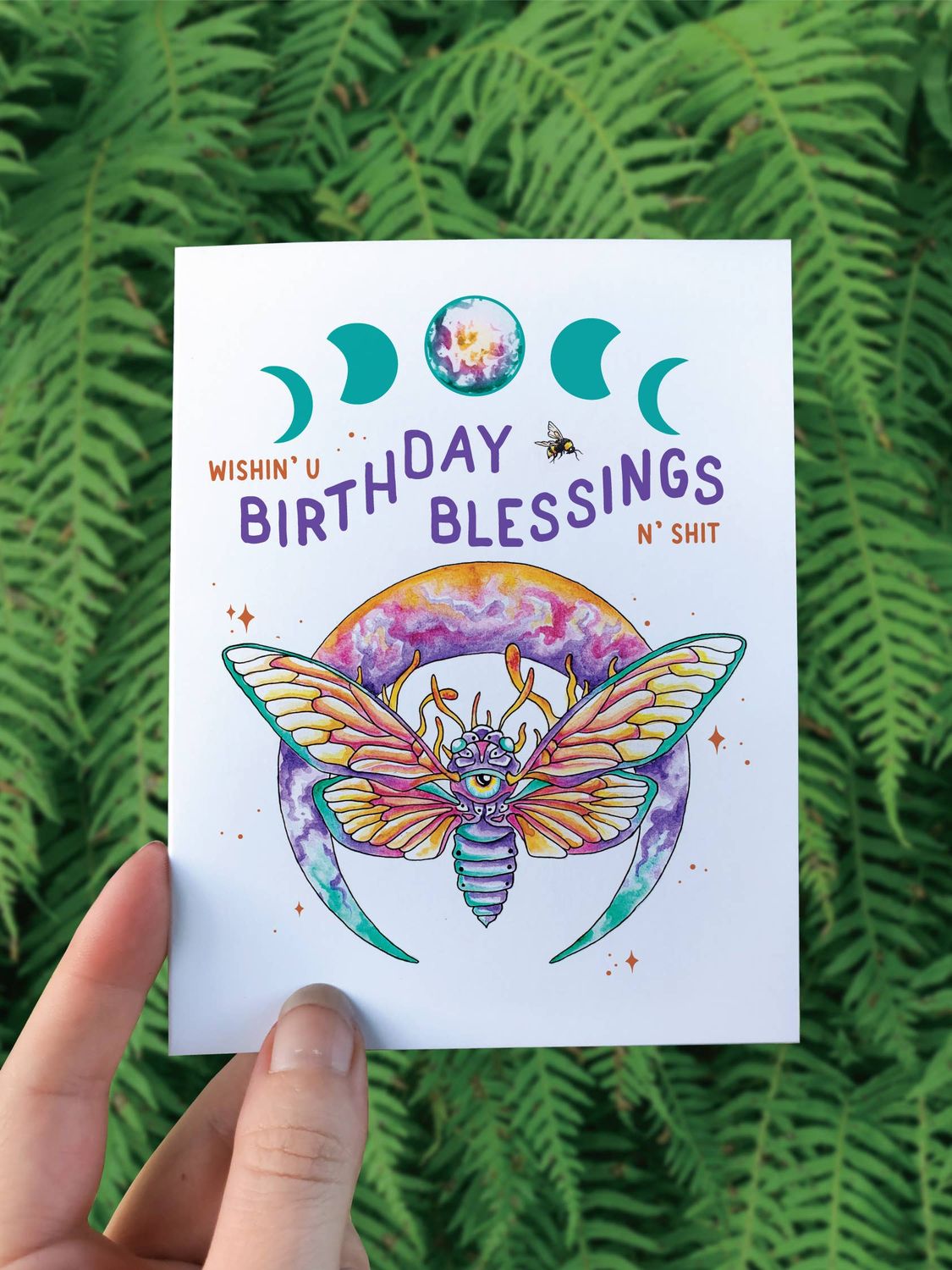 Cicada Wish Birthday Greeting Card