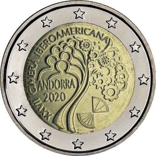 Andorra 2€ 2020 - Cumbre Iberoamericana