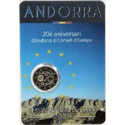 Andorra 2€ 2014 - Consell D'europa