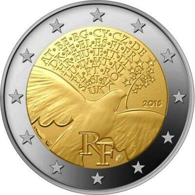 2€ Francia 2015 - Paz Europa