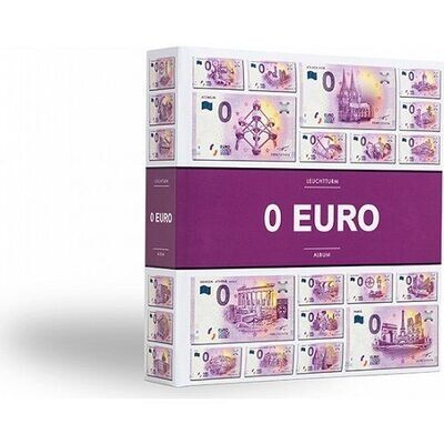 Álbum Para Billetes De 0 Cero Euros “euro Souvenir”