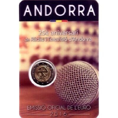 Andorra 2€ 2016 - Televisión