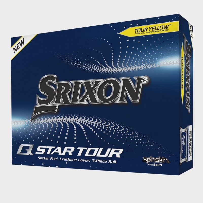 Srixon Q-Star Tour 2022 Golf Balls, Color: Yellow, Size: Dozen