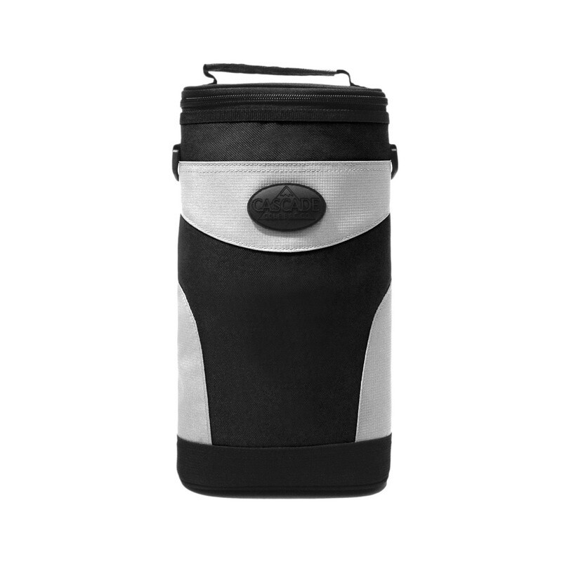 Proactive 4 To Go Insulated Beverage Cooler, Color: Black/Grey