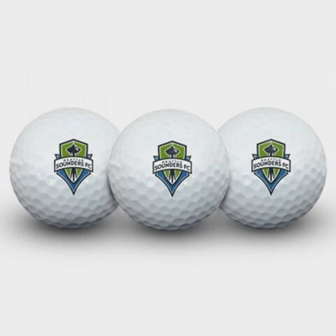Seattle Sounders 3 Golf Ball Pack, Color: WHITE, Size: 3 PACK