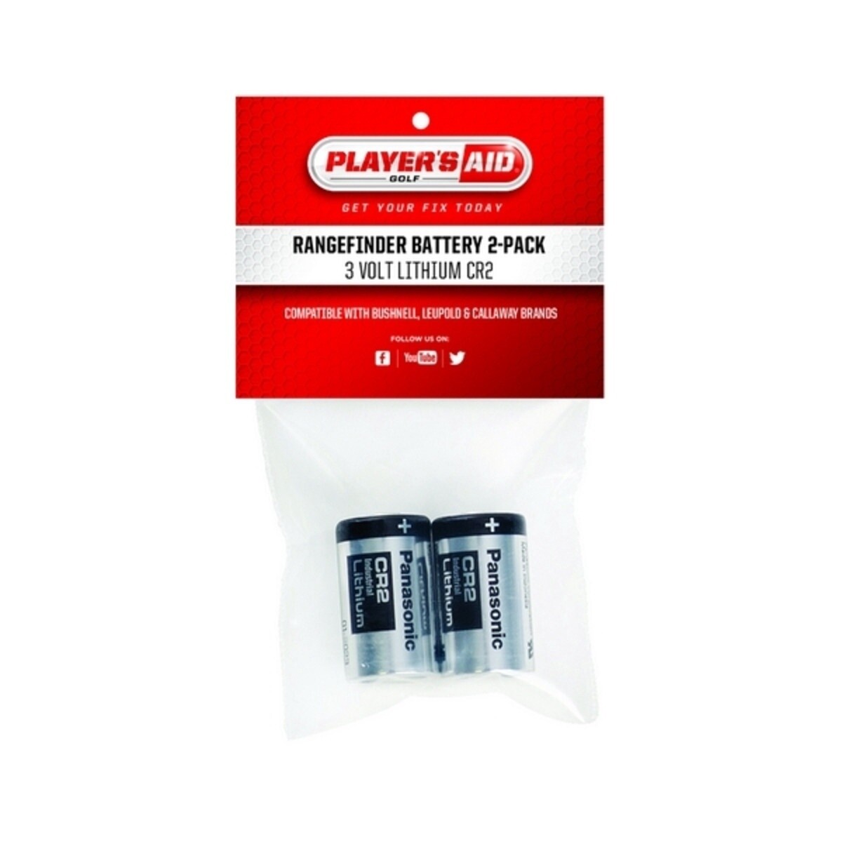 Players Aid Range Finder Batteries 2 Pack