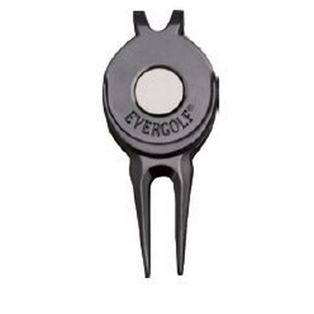 EverGolf Magnetic Slick Jr. Divot Tool w/ Clip, Color: Black Gunmetal