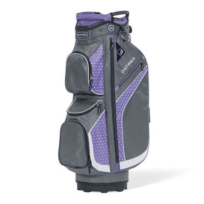 Datrek DG Lite II ZP Cart Bag CLOSEOUT, Color: Charcoal/Lavender/White