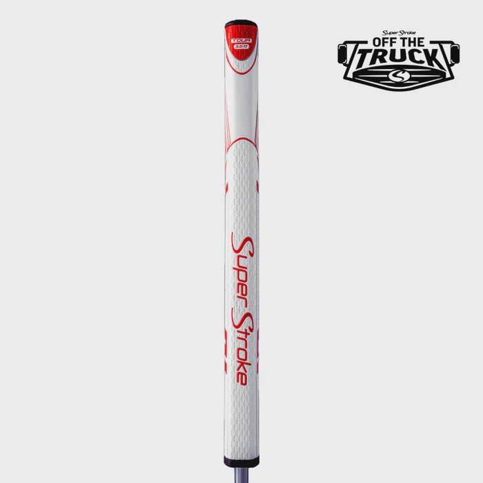 SuperStroke Off The Truck Zenergy Tour 3.0 17&quot; Putter Grip, Color: Red/White