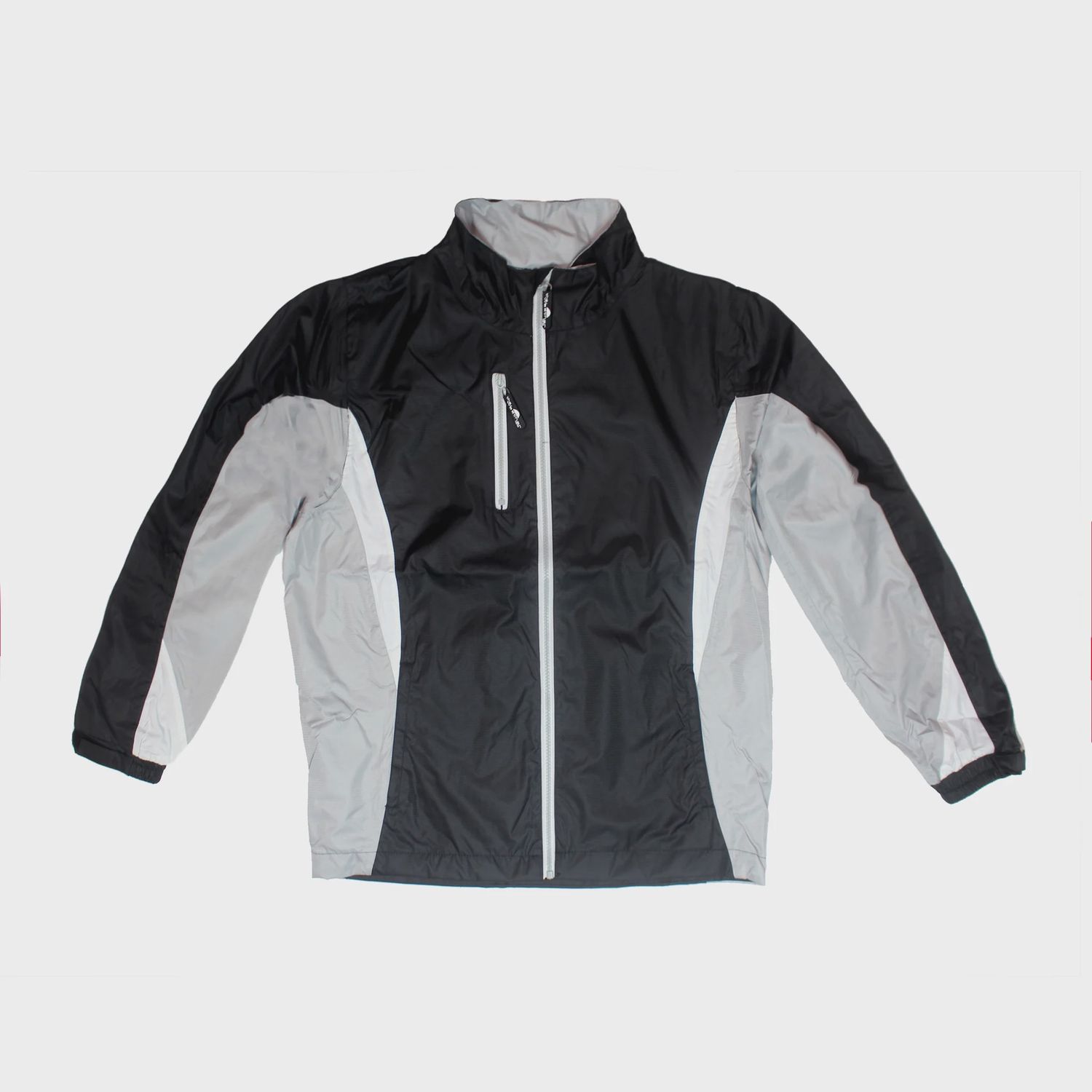 The Weather Apparel Company Hi-Tech Performance Rain Jacket, Color: BLK/GRY/WHT, Size: XXXL