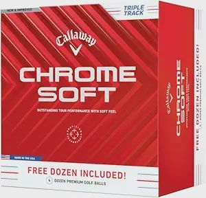 Callaway 2024 Promo 4 Dozen Triple Track Golf Ball Pack, Makeup: Chrome Soft Triple Track, Size: 48 Pack