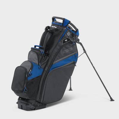 2025 Bag Boy Chiller Pro Hybrid Stand Bag, Color: Black/Royal/Charcoal