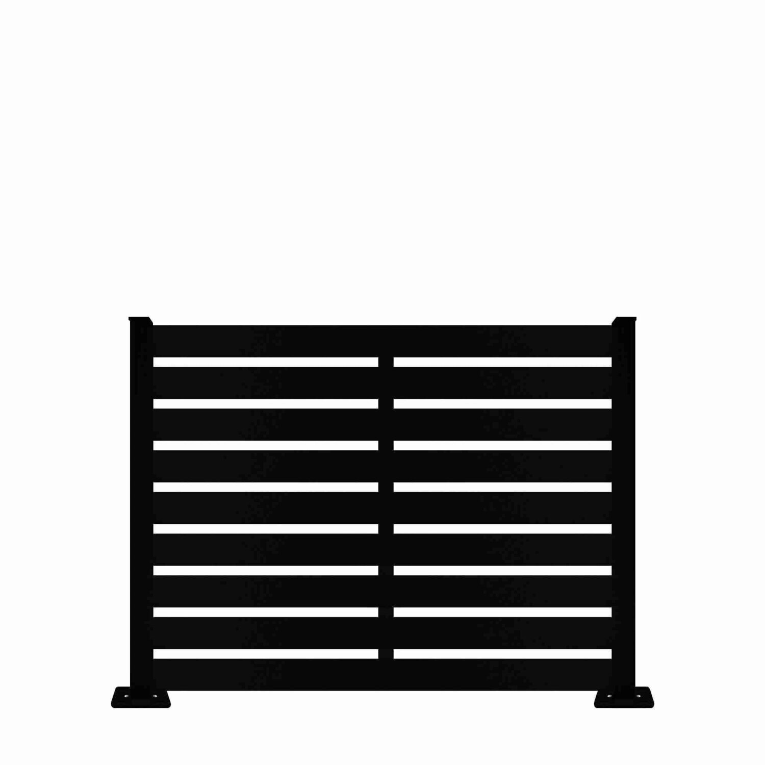 Buy Black Aluminum Fence - 4ft | Luxury Driveway Gate