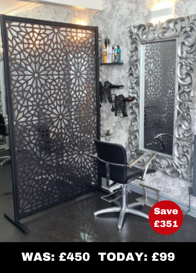 Special Offer - Moveable Indoor / Outdoor Screens - £99 - RRP £450 - Use Code &quot;MOVE350&quot;, Design: 1