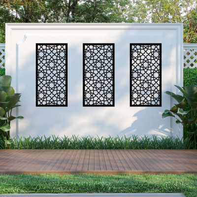 3 x Medium Alhambra Black Screen