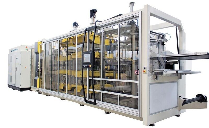 Serie Elektra: modelli di macchine termoformatrici RV4-M_RVE-M_PV4-M_PVE-M
