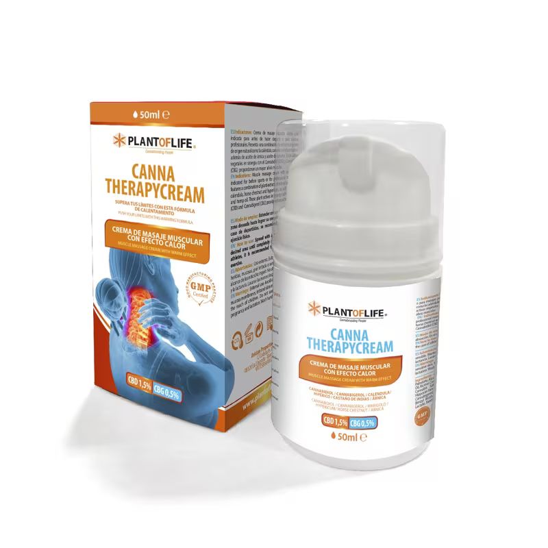 CREMA EFECTO CALOR CON CBD Y CBG 50ML