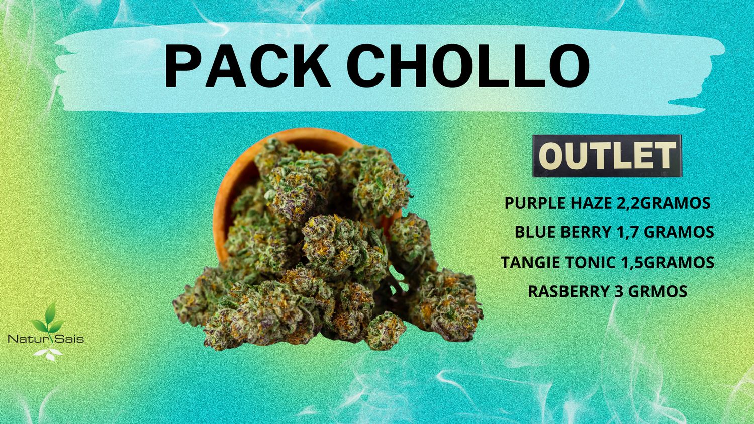 PACK CHOLLO (TOTAL 8,4 GRAMOS)