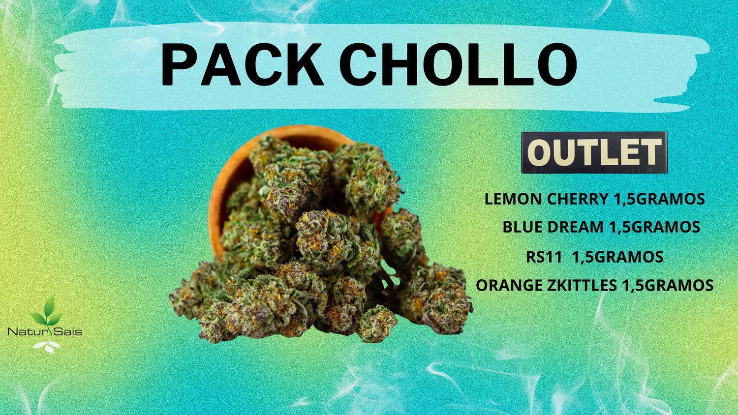 PACK CHOLLO (TOTAL 6 GRAMOS)