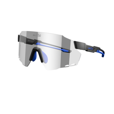 Windbreaker Brille, photochrome - blau