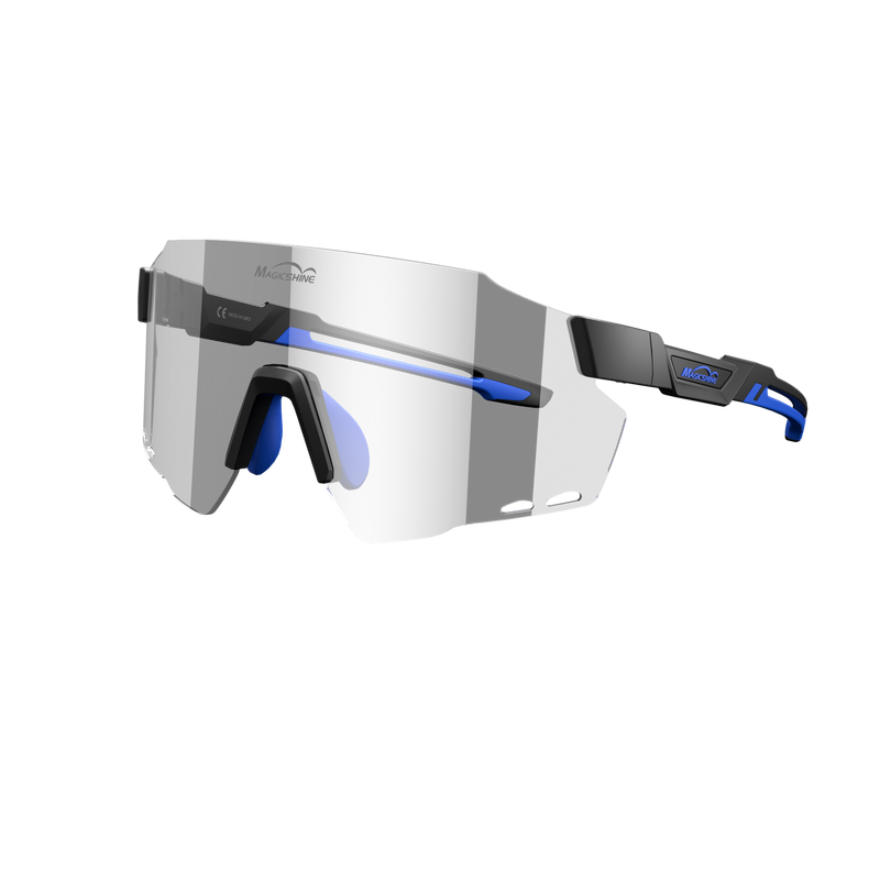 Windbreaker Brille, photochrome - blau