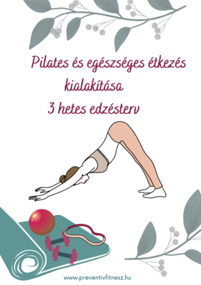 Pilates és egészséges étkezés kialakítása 3 hetes edzésterv