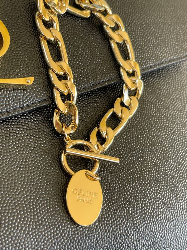 Delicate gold tone chain bracelet