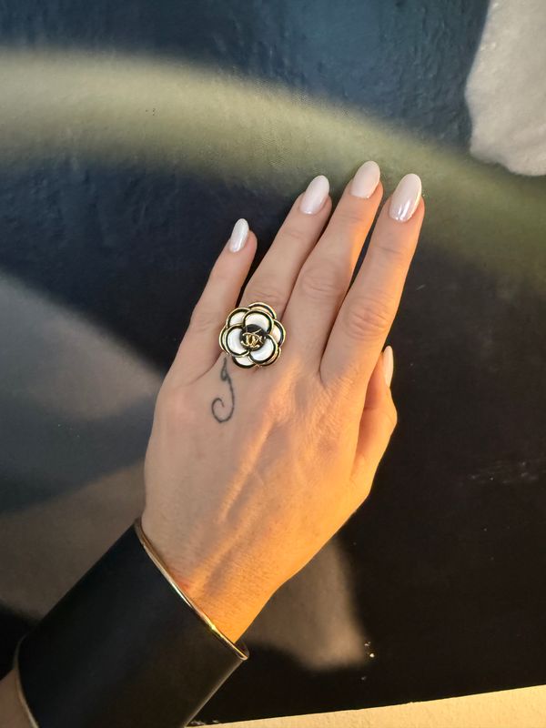 Elegant Camellia ring