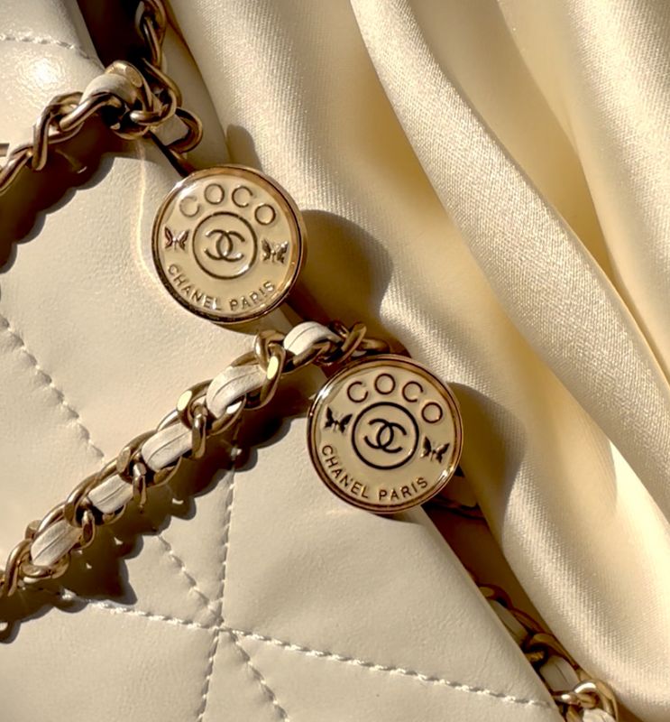Vintage reworked beige Earrings