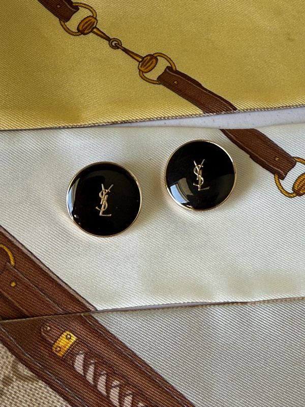 Maison Noir Monogram Studs