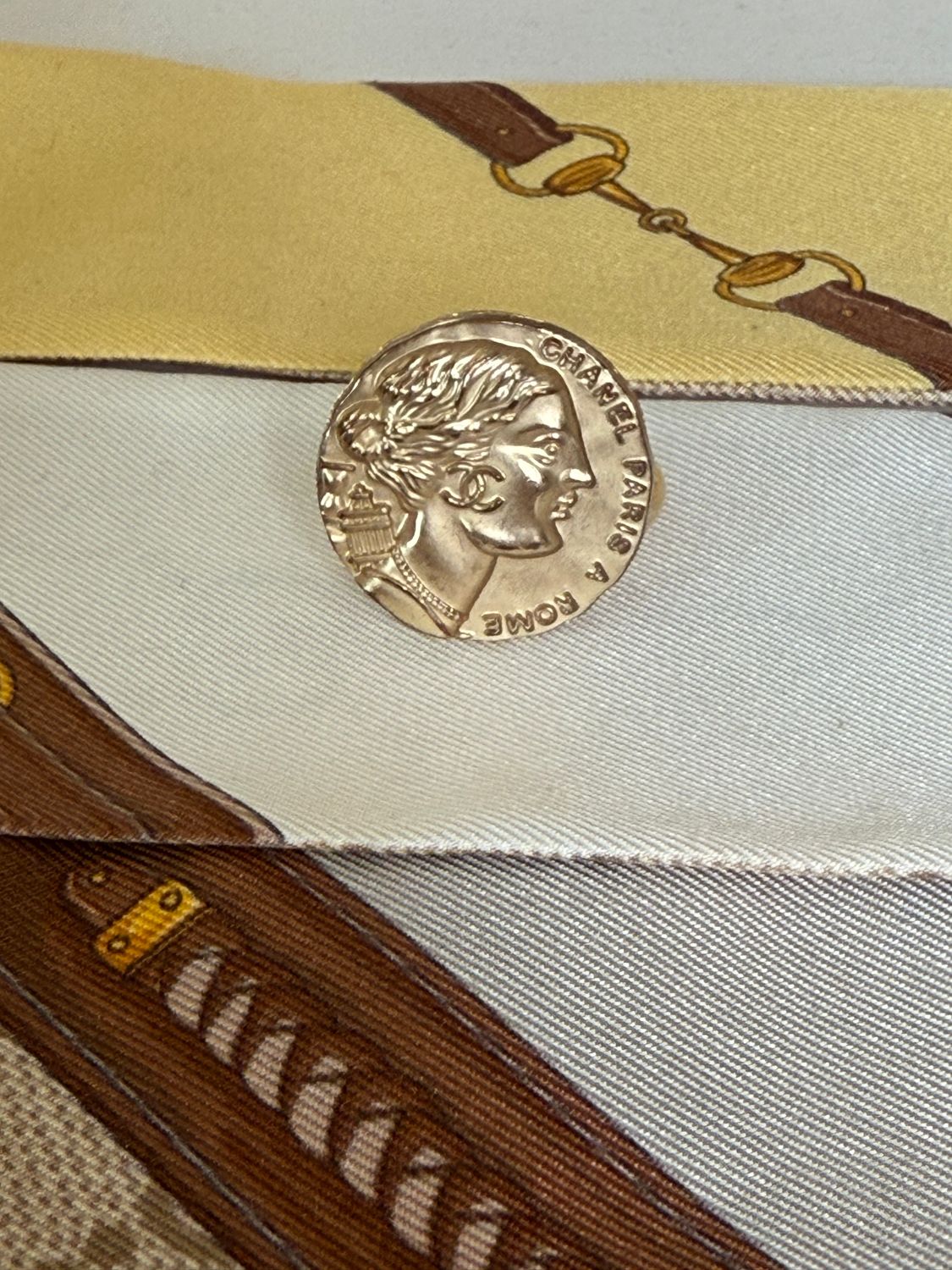 Vintage repurposed Coin Ring