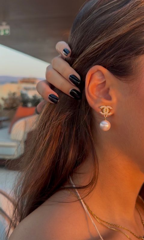 Crystal Pearl Statement Earrings