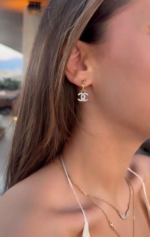 Lumière Crystal Emblem Hoops