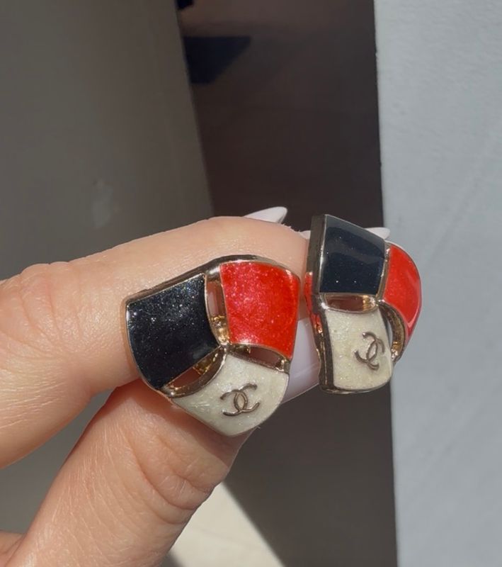 Scarlet Mosaic Earrings