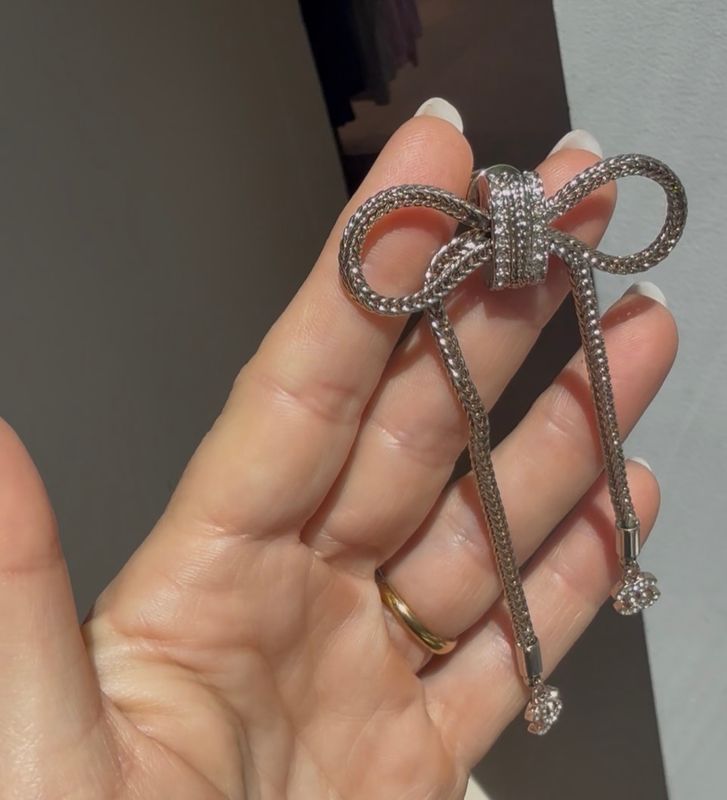 Crystal Bow Brooch – One of a Kind Statement Piece
