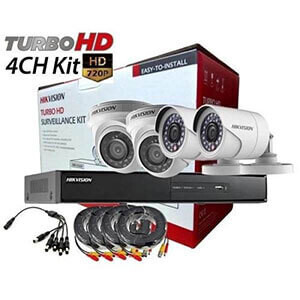 Hikvision  ( KIT )  4ch DVR   2MP Indoor camera. 2MP Outdoor camera, RG-59 cable 20 X 4 m                                                                                
[1year warranty] PACKAGE...