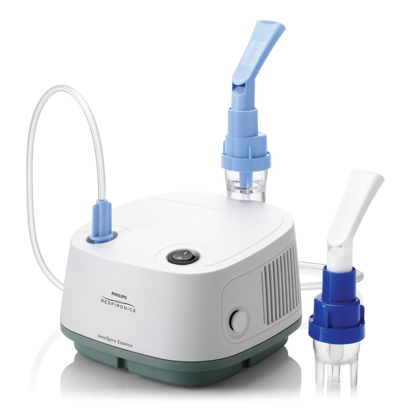 InnoSpire Essence Compressor Nebulizer System Small Volume Medication Cup Universal Mouthpiece Delivery