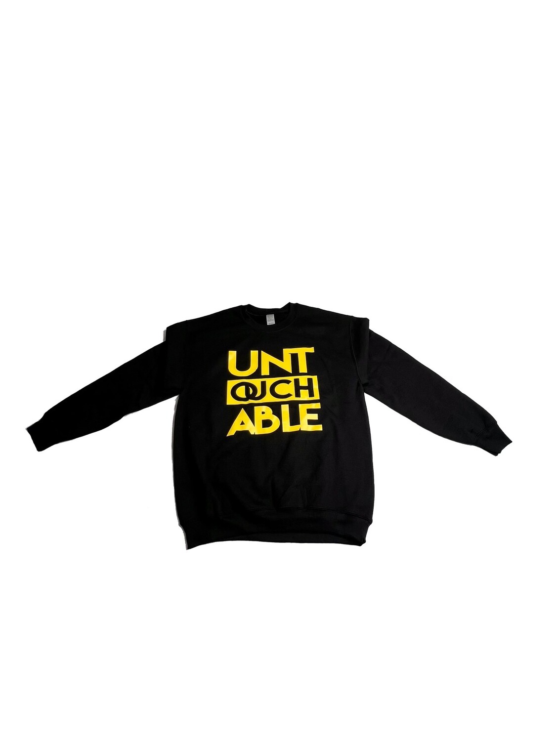 Black &amp; yellow long sleeve sweater