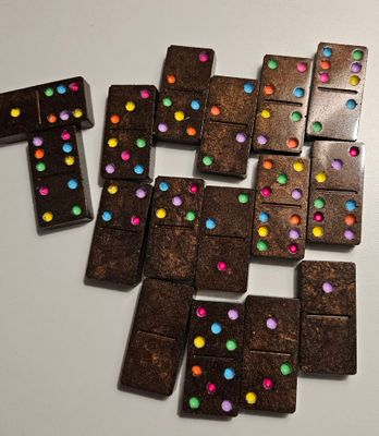 Cosmic brownie dominoes