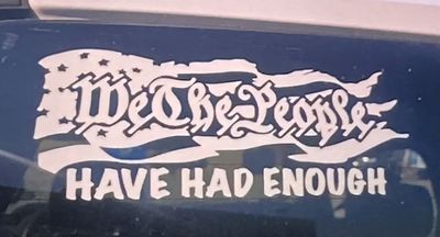 We the people decal