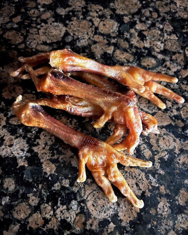 Dog Treat - Dehydrated Chicken Feet