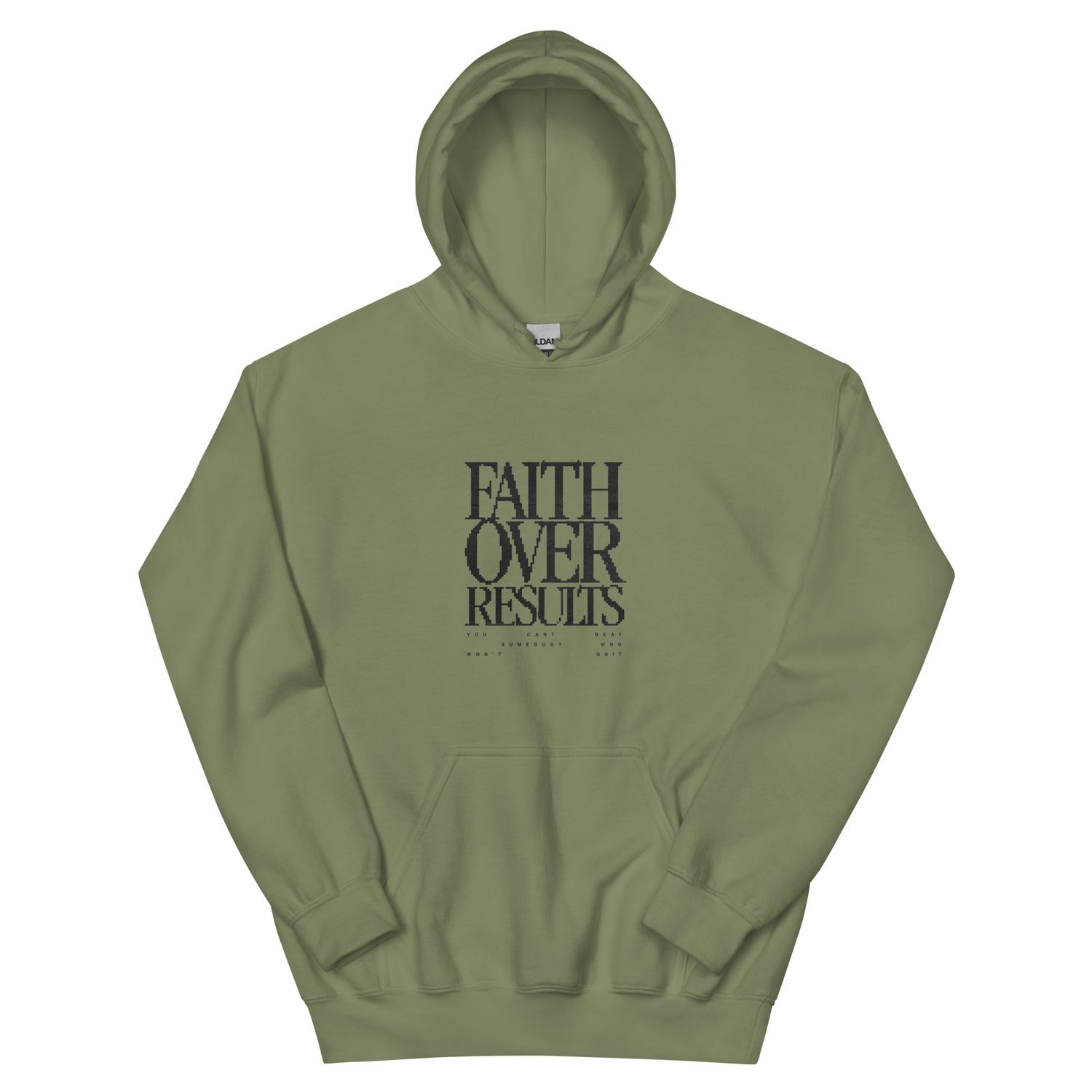 FAITH over results. hoodie
